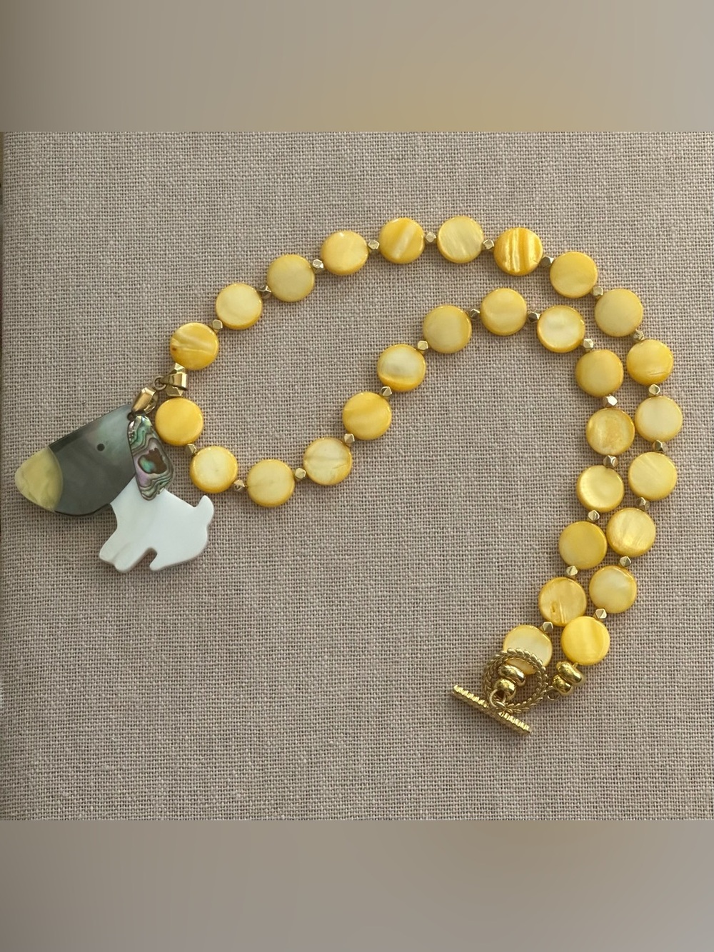 20-1/2 inch White Mother-of-Pearl Necklace NWOT - Picture 3 of 14
